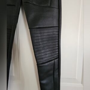 Dynamite Black Moto Leggings